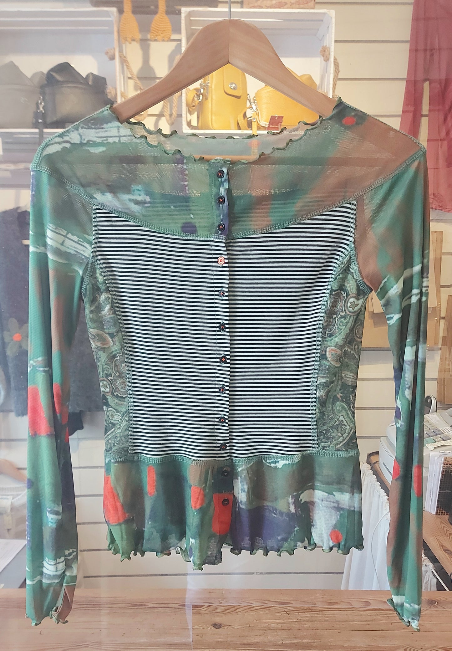 Multi-Coloured Top - Size 8 - 14