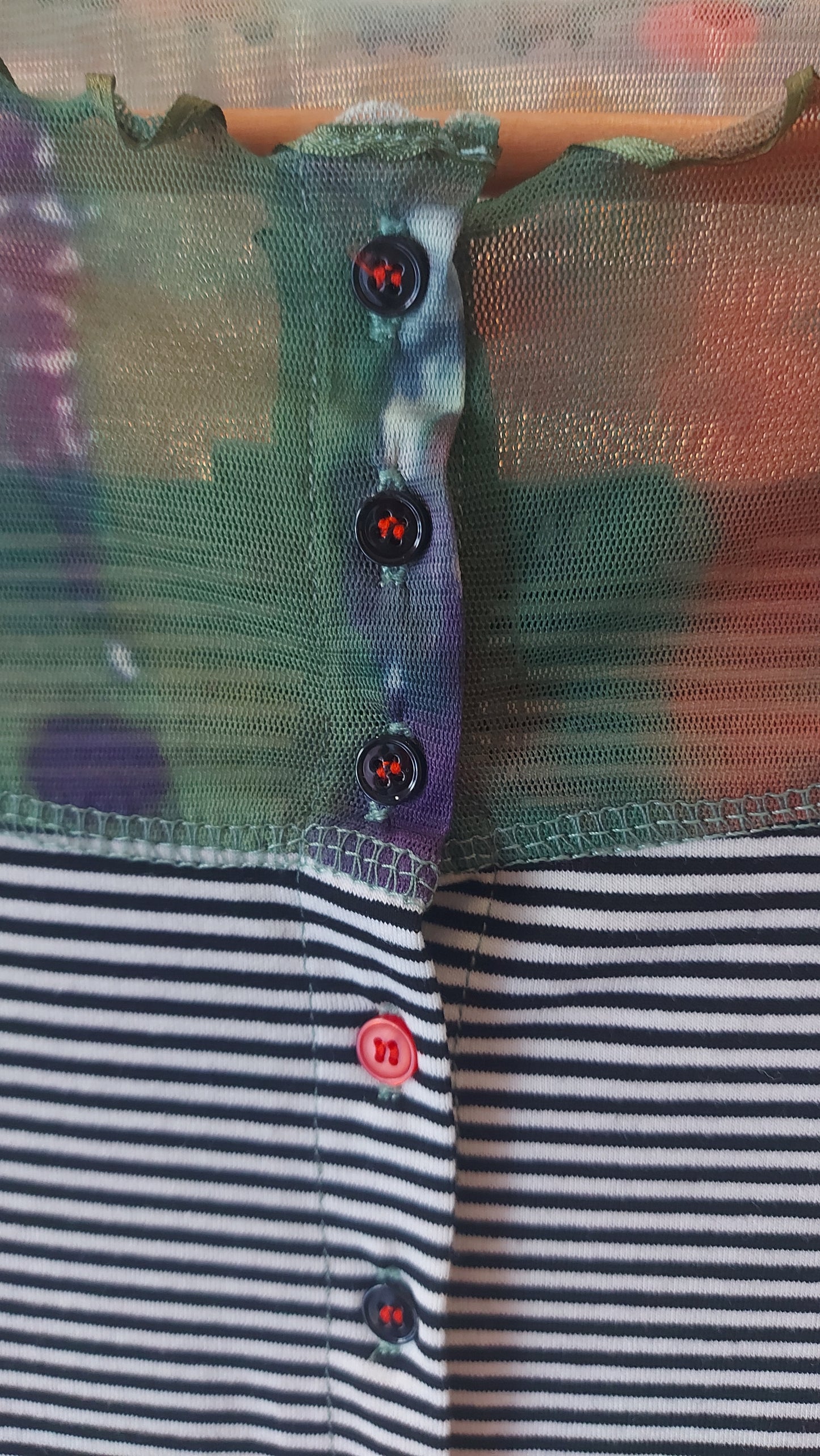 Multi-Coloured Top - Size 8 - 14