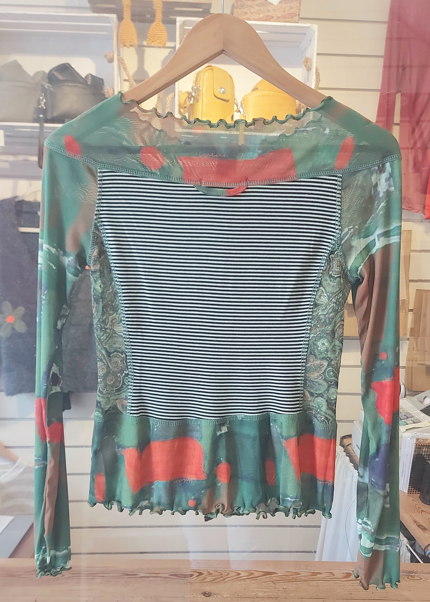 Multi-Coloured Top - Size 8 - 14
