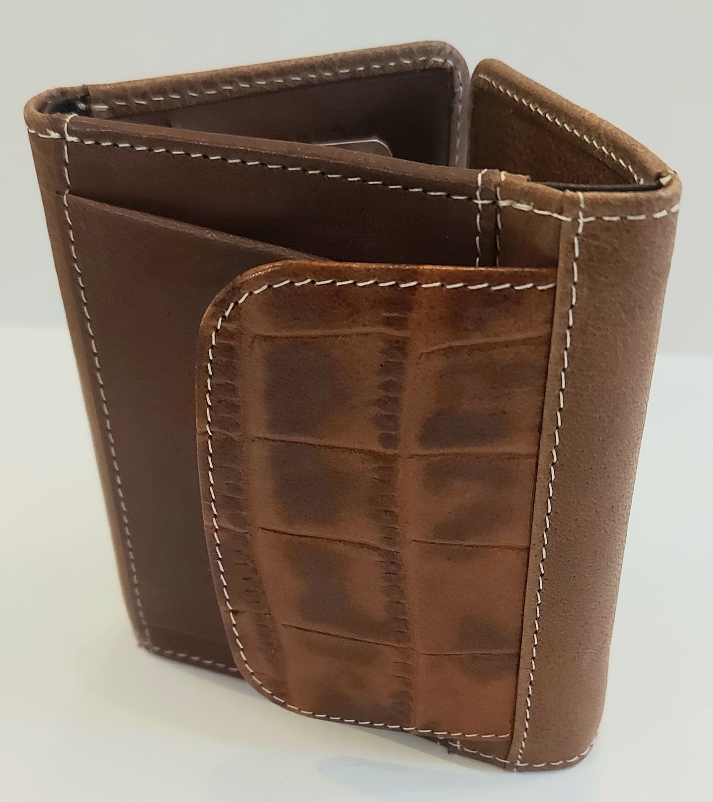 Leather Wallets/Purses - Tan, Red, Khaki, Purple