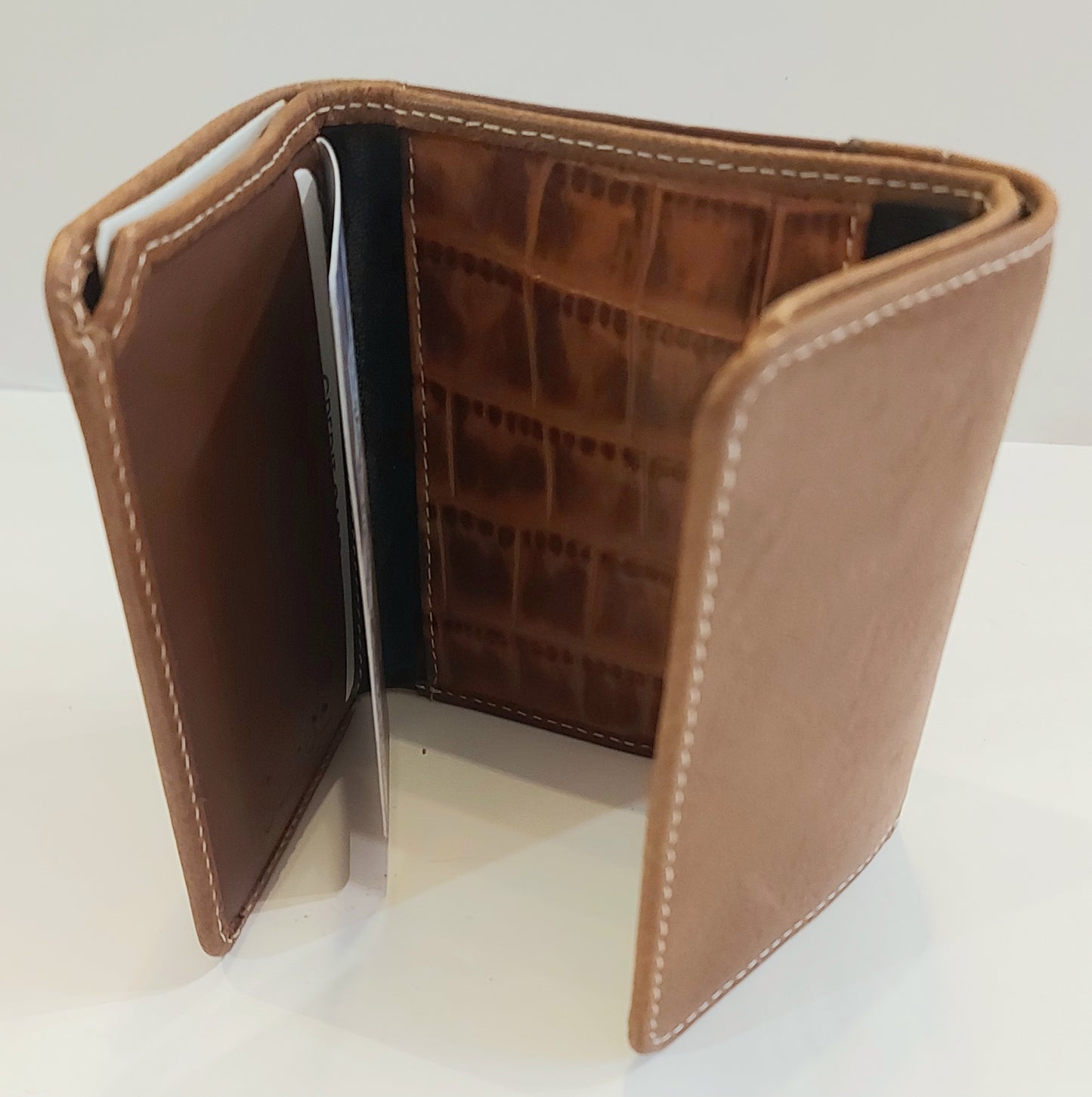 Leather Wallets/Purses - Tan, Red, Khaki, Purple